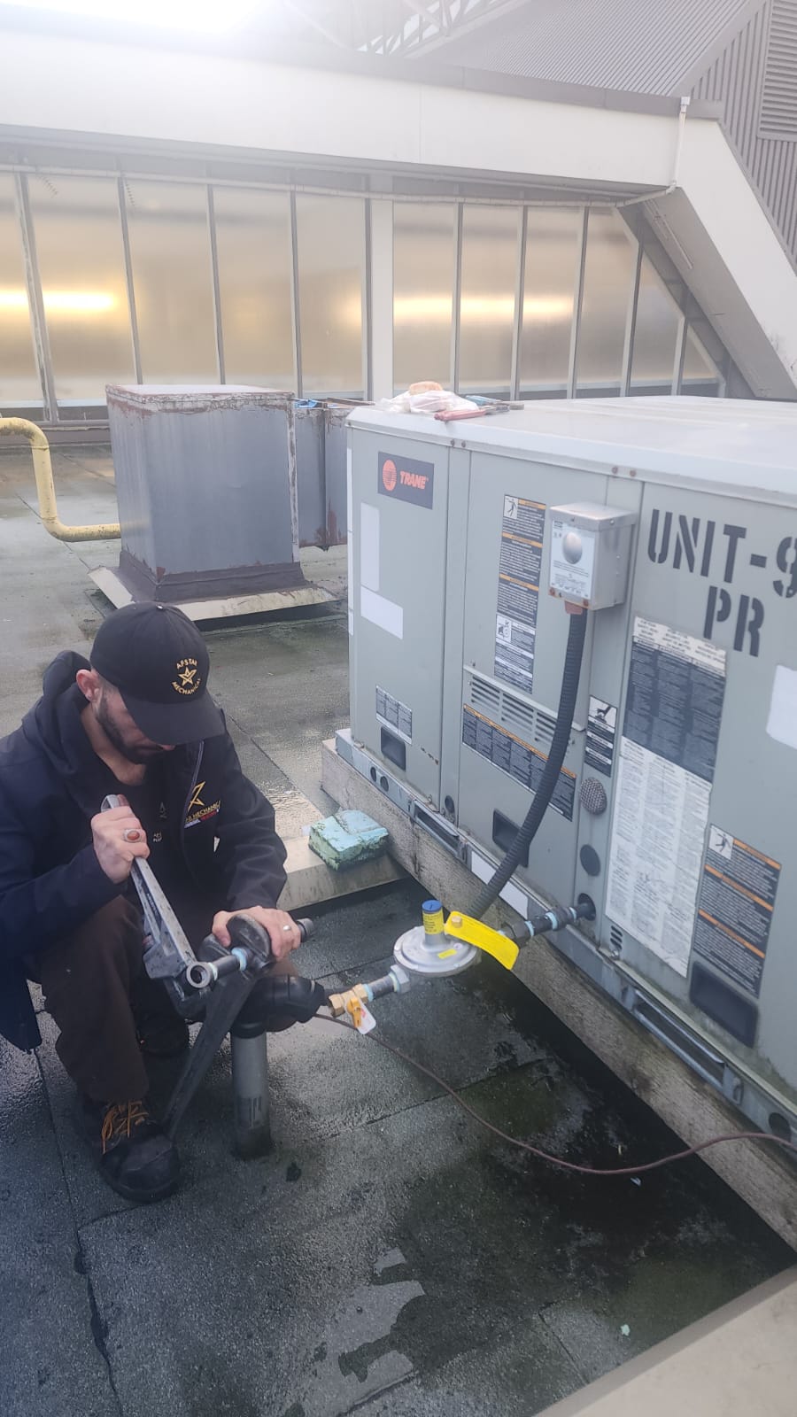 rooftop unit – hvac and gas